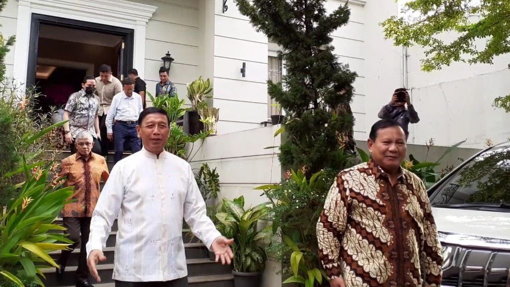 Silaturahmi ke Rumah Wiranto, Prabowo Cari Dukungan di Pilpres 2024?
