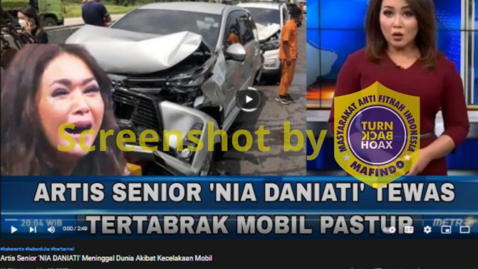 Artis Senior Nia Daniati Dikabarkan Meninggal Dunia di Tol Jakarta-Cikampek, Cek Faktanya..