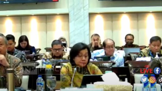 Momen Sri Mulyani Tak Bisa Bicara Karena Suaranya Hilang Saat Rapat di DPR: Saya Kena ISPA