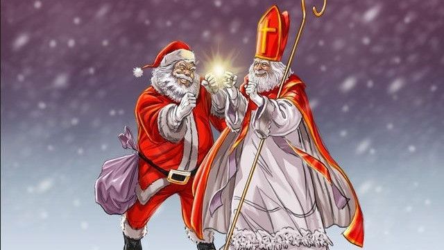 Perbedaan Sinterklas dan Santa Claus yang Datang dari Kebudayaan Berbeda
