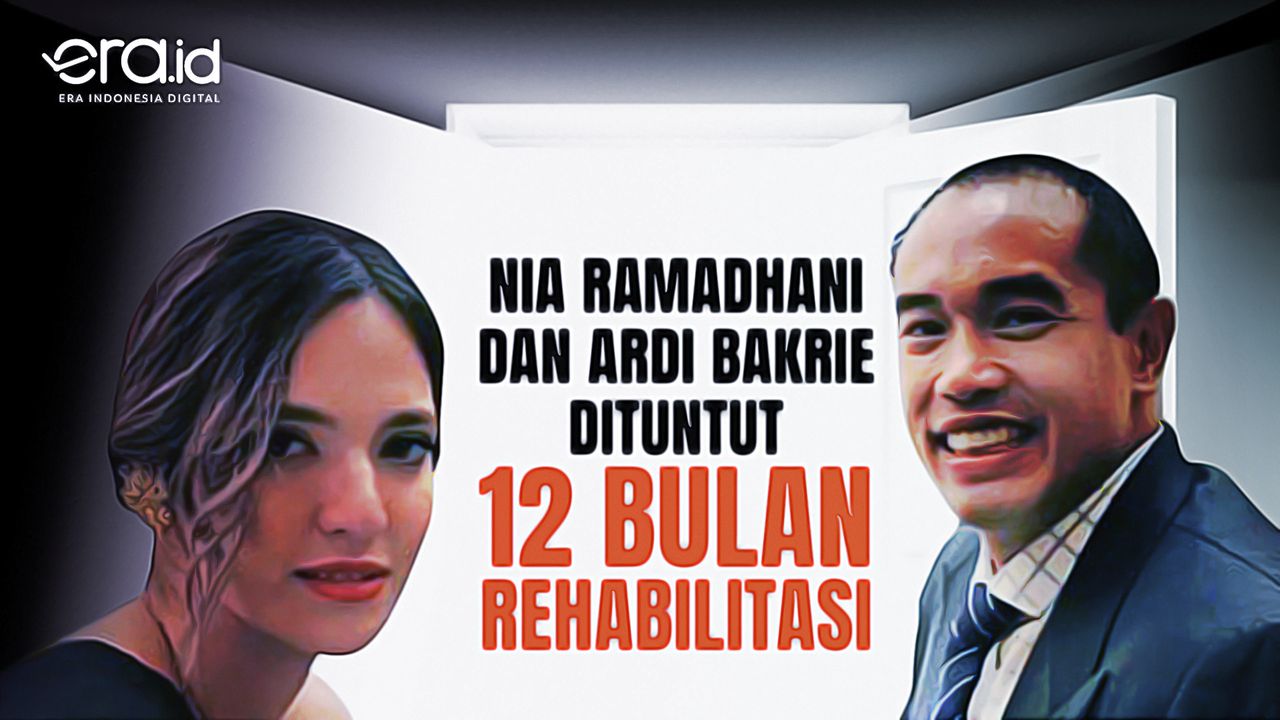 Nia Ramadhani dan Ardi Bakrie Dituntut 12 Bulan Rehabilitasi