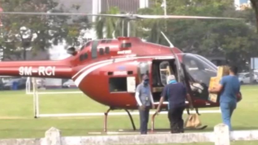 Kebelet Makan Nasi Ganja, Warga Malaysia Sewa Helikopter dan Abaikan Lockdown