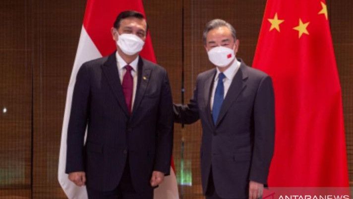 Makin Intim, Menteri Luhut Bertemu Menlu China di Zhejiang, Ucapkan Terima Kasih Atas Bantuan Penanggulangan Pandemi