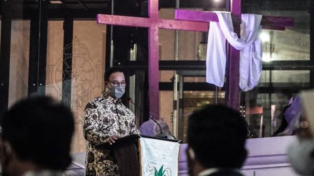 Momen Anies Baswedan Hadiri Kebaktian Fajar di GPIB Immanuel Saat Puasa: Paskah Momentum Refleksi Diri