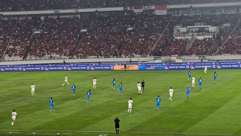 Gol Thom Haye, Indonesia unggul 1-0 Atas Filipina Babak Pertama Kualifikasi Piala Dunia 2026