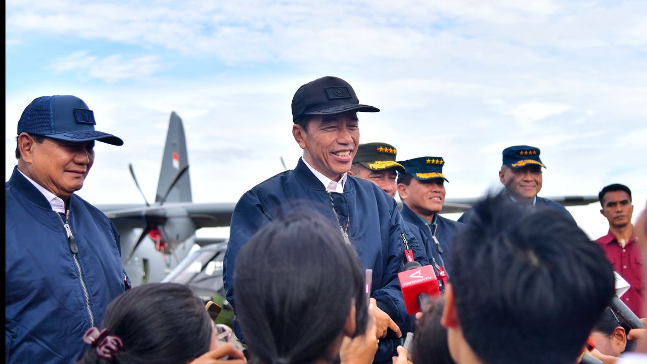 Anggukan dan Senyum Prabowo Saat Jokowi Sebut Presiden Boleh Berkampanye