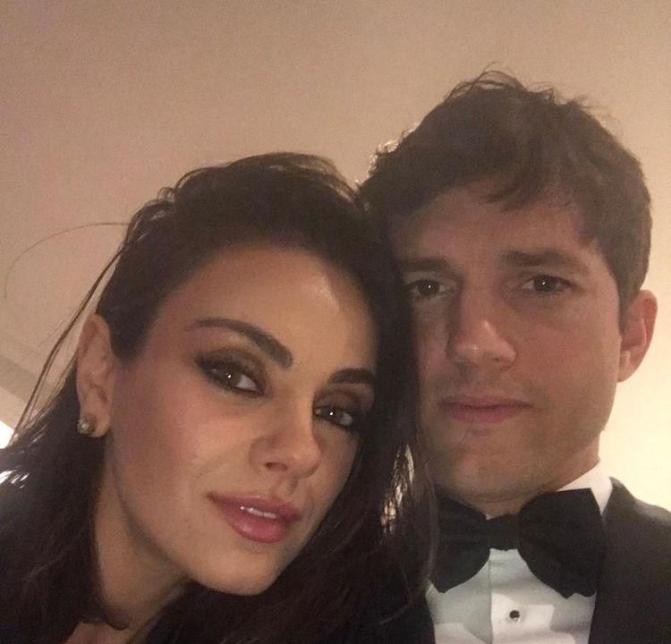  Ashton Kutcher dan Mila Kunis (instagram/aplusk)