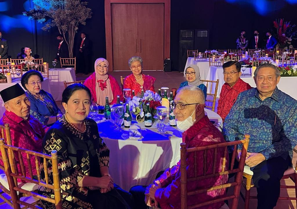 Megawati-SBY Duduk Satu Meja saat Gala Dinner di Bali, Gerindra: Berkah G20