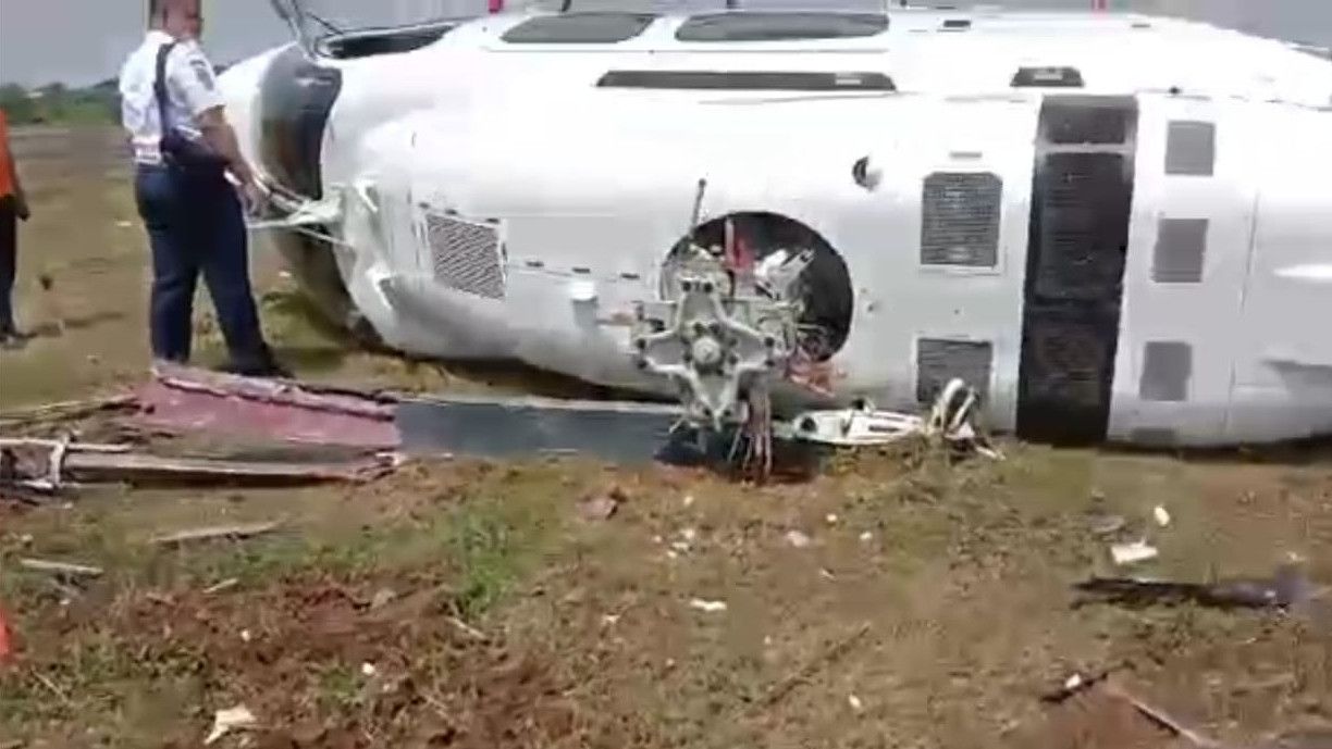 Polisi Ungkap Penyebab Helikopter Kemenhub Jatuh di Curug Tangerang: Ada Masalah Mesin dan Angin kencang