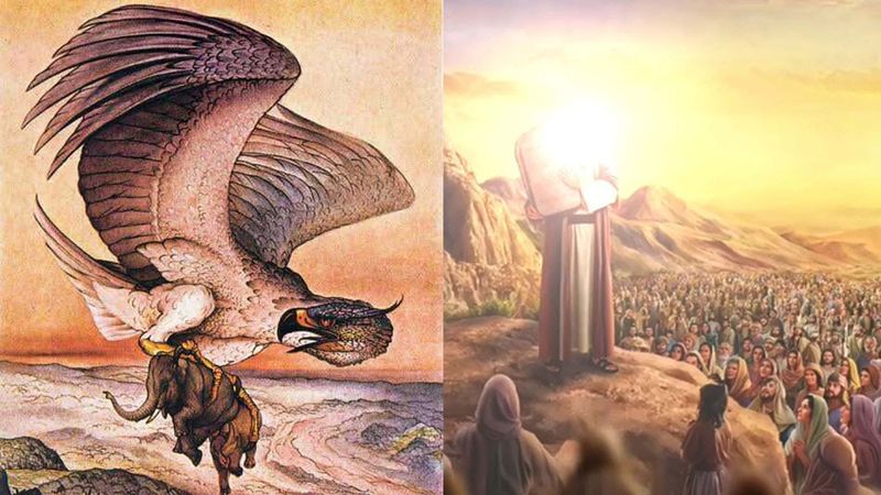 Gambar Kisah Nabi Hanzhalah dan Punahnya Burung Raksasa Anqa, Umatnya Diazab