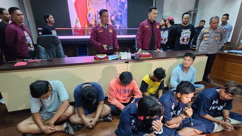 Polisi Amankan 8 Pelaku Penyarangan di Pasar Dargo Semarang Jateng