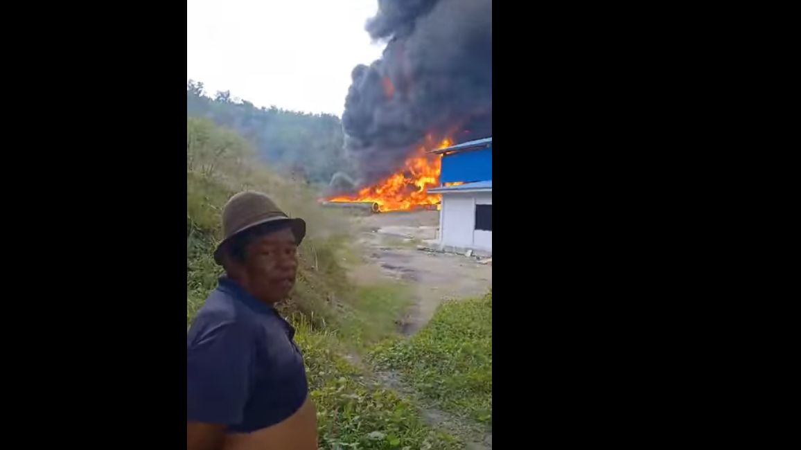 Breaking News: Kebakaran Terjadi di Kawasan PLTU Ombilin Sawahlunto