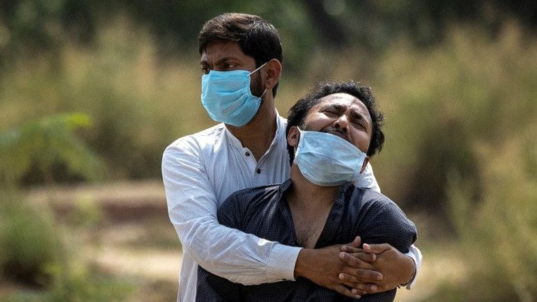 'Tsunami' Infeksi Covid-19 di India, 314 Ribu Kasus Baru dalam Sehari