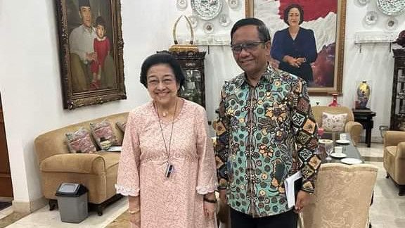 Diisukan Jadi Cawapres Ganjar, Beredar Foto Pertemuan Megawati dan Mahfud MD