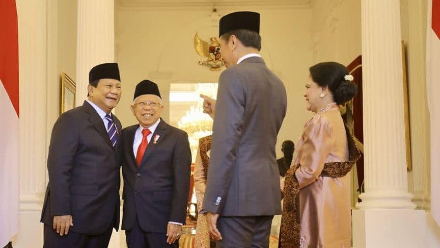 Momen Prabowo Mengaku Dilatih Jokowi untuk Jadi Presiden Selanjutnya dalam Acara Geoportal