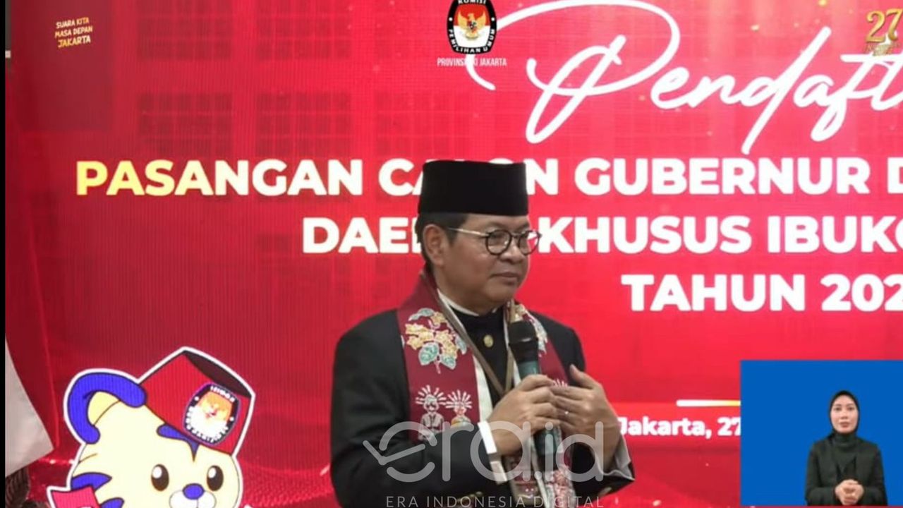 Pramono Ngaku Direstui Jokowi Saat Maju di Pilgub Jakarta 2024