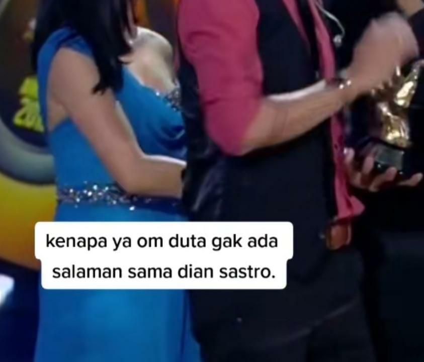 Dian Sastro dan Duta Sheila On 7 (Foto: TikTok/@joko_gunarso)