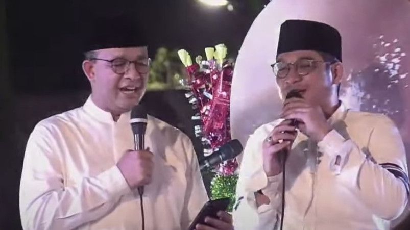 Buka Festival Tabuh Bedug di JIS, Anies Nyanyi Bareng Lagu 'Andai Ku Tahu' dengan Pasha Ungu