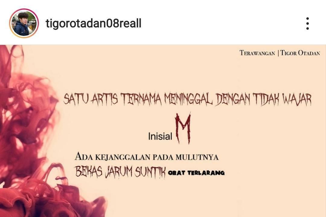 Ramalan Tigor Otadan (Foto: Instagram/@tigorotadan08reall)