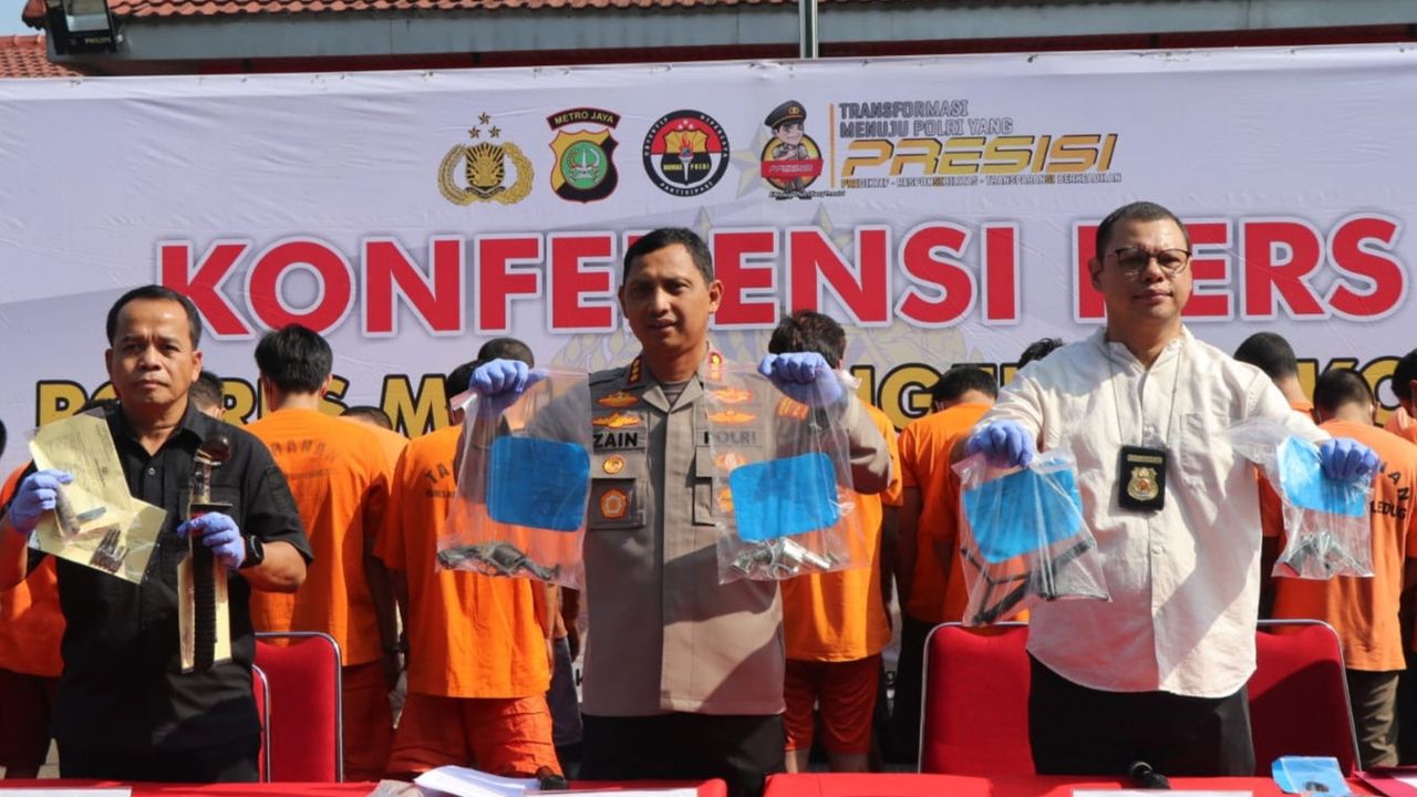 28 Bandit Motor Ditangkap, Polisi: Beraksi di 400 TKP Tangerang dan Jakarta