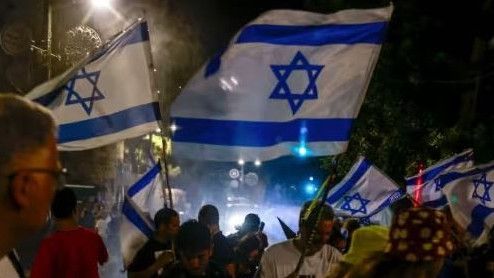 Warga Israel Geruduk Rumah Netanyahu, Desak Pemilu dan Pembebasan Sandera Segera