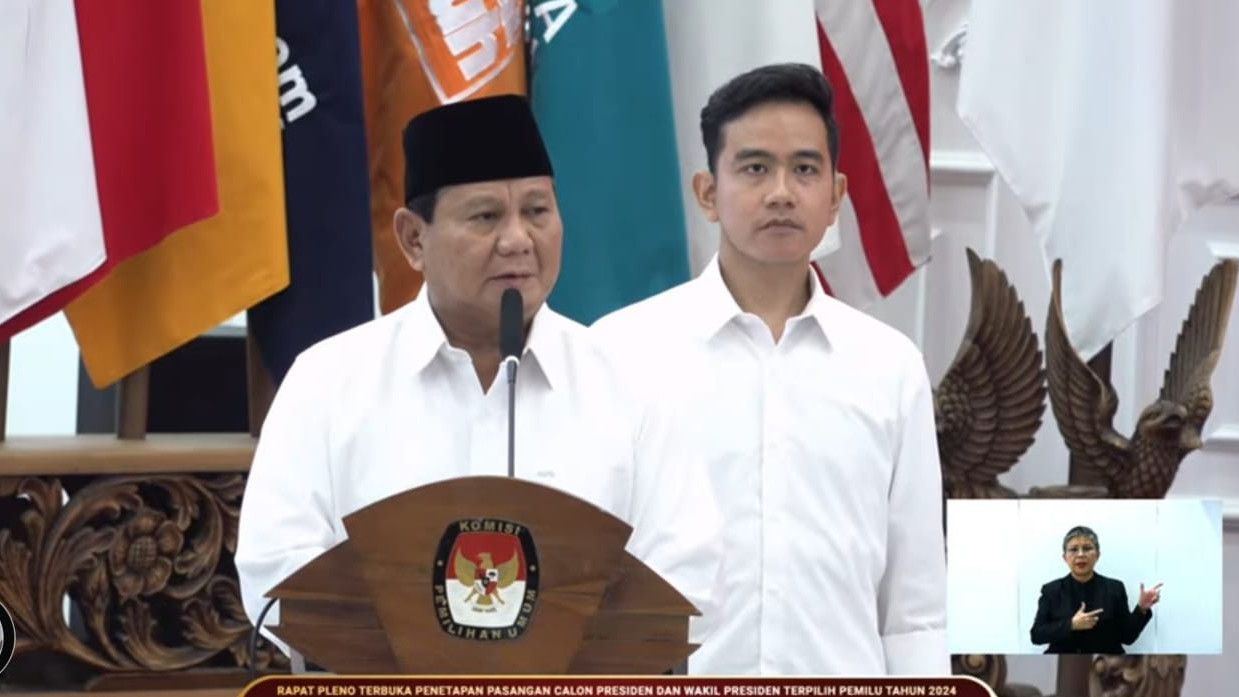 Pemilu Berjalan Tertib dan Aman, Prabowo Ucapkan Terima Kasih ke Presiden Jokowi