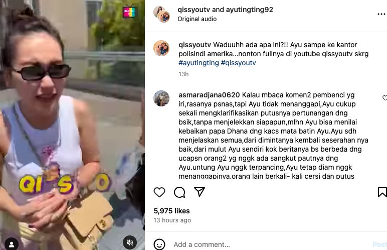 Mobil Ayu Ting Ting dirampok saat di Amerika Serikat