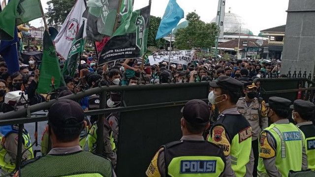 Cegah Anak STM Ikut Demo 11 April, Satgas Pelajar Bogor Gelar Patroli