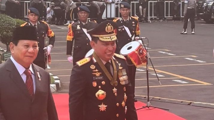 Prabowo Terima Tanda Kehormatan Bintang Bhayangkara Utama dari Kapolri Siang Ini