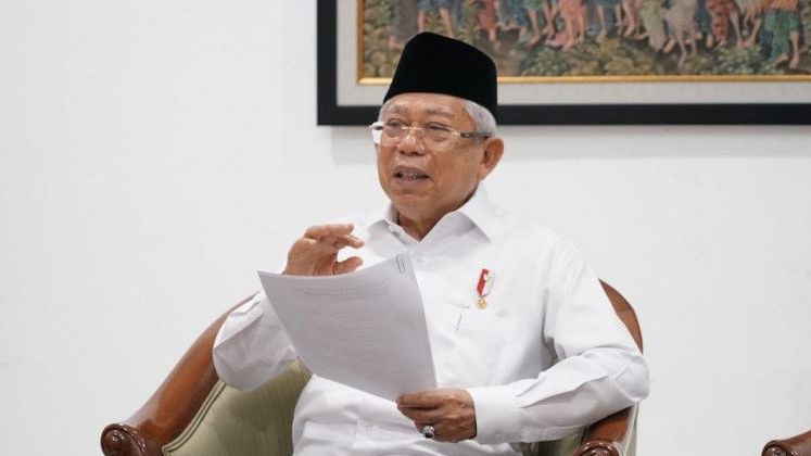 Heboh Wapres Ma'ruf Amin Sebut Yudo Margono Panglima TNI, Jubir: Tidak Sengaja