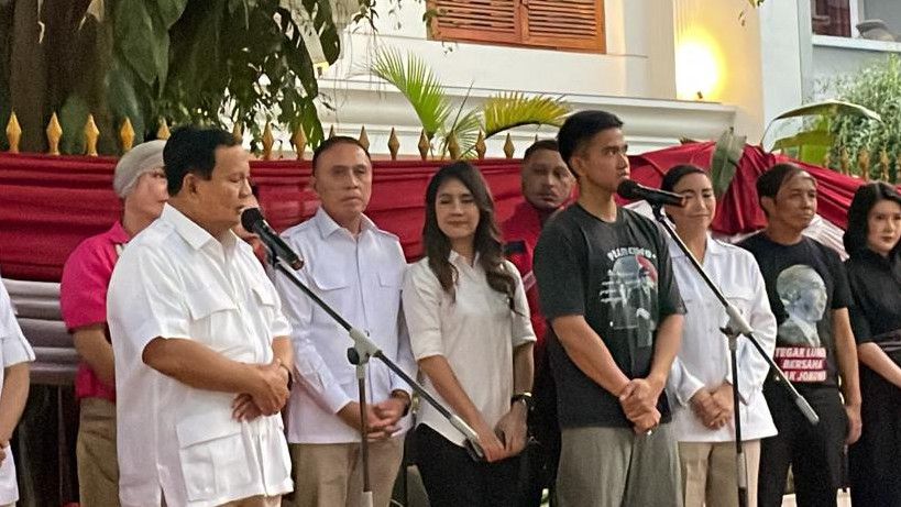 Terima Kedatangan PSI di Kertanegara, Prabowo Ngaku Punya Kesamaan Visi Dengan Kaesang