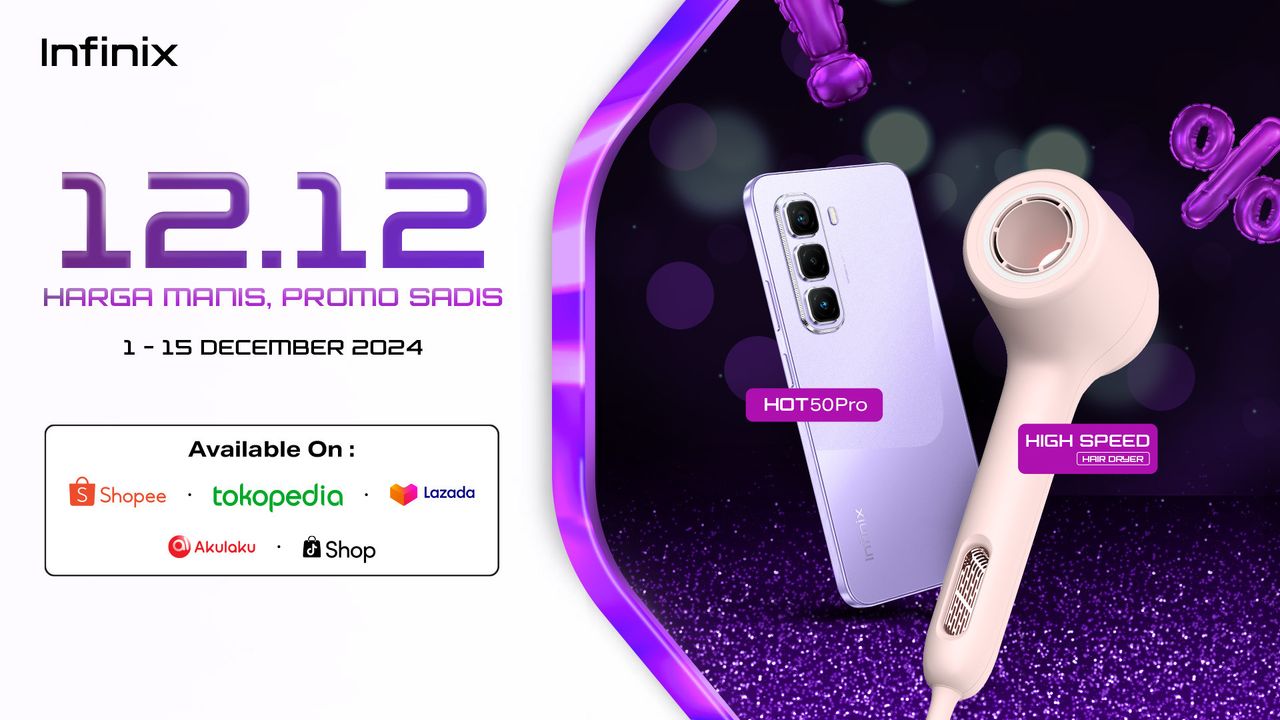 Infinix Bikin Promo Spesial 12.12 untuk 3 Produk Barunya, Ini Dia!