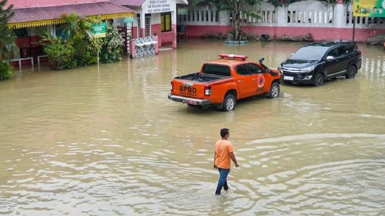 3.181 Rumah di Tujuh Kecamatan Kota Medan Terendam Banjir
