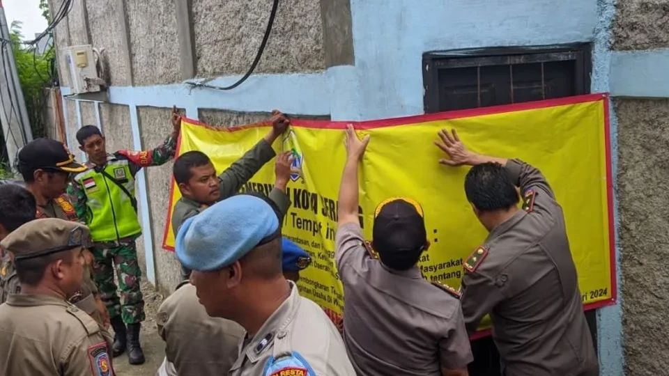 Pemkot Serang Segel 13 Tempat Hiburan Malam, Diancam 4 Tahun Penjara Jika Nekat Buka Lagi