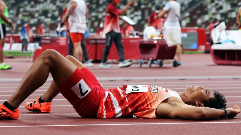 Raih Medali Perunggu di Paralimpiade Tokyo, Sprinter Saptoyogo Tak Menyangka