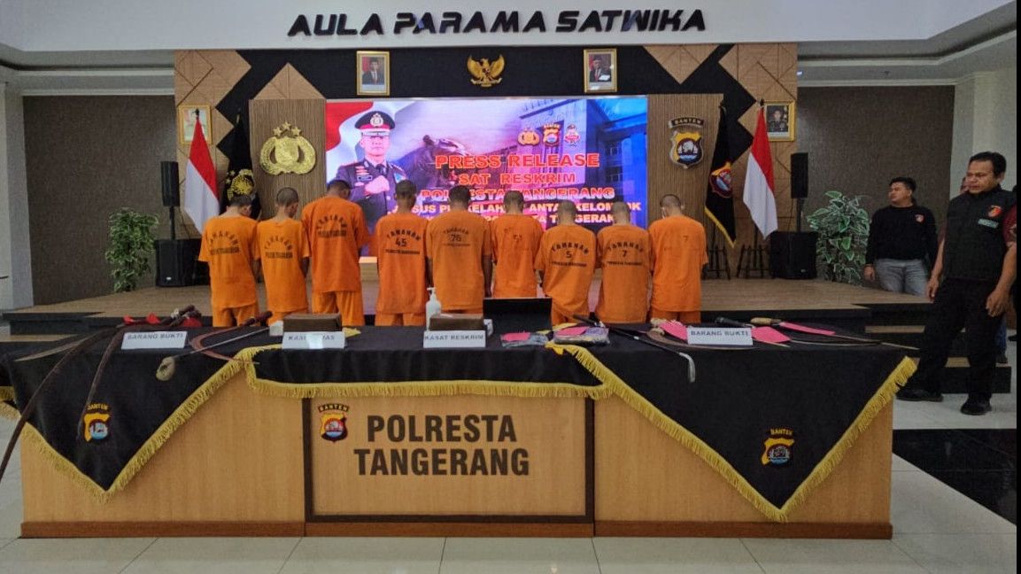 Kronologi Penangkapan 13 Pelaku Tawuran Gerombolan Bermotor di Balaraja Tangerang
