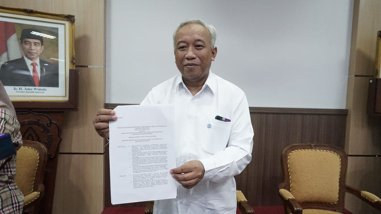 Kemendikbudristek Batalkan Pelantikan Rektor UNS Terpilih dan Bekukan Majelis Wali Amanat
