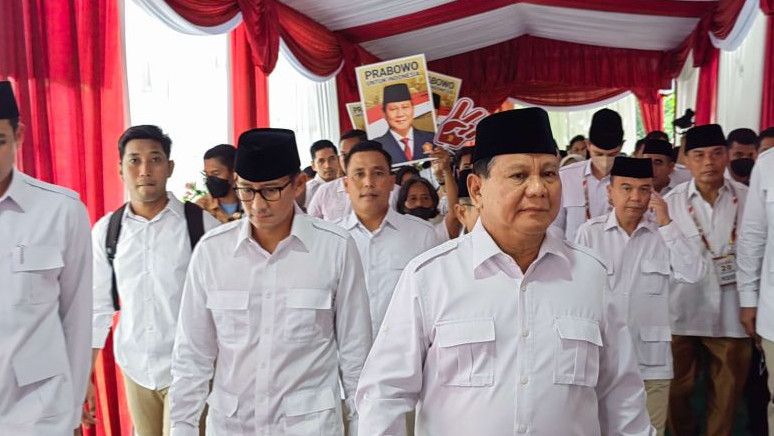 Di Hadapan Sandiaga Uno, Prabowo: Percayalah pada Pimpinanmu, Kalau Tidak Pergi Saja