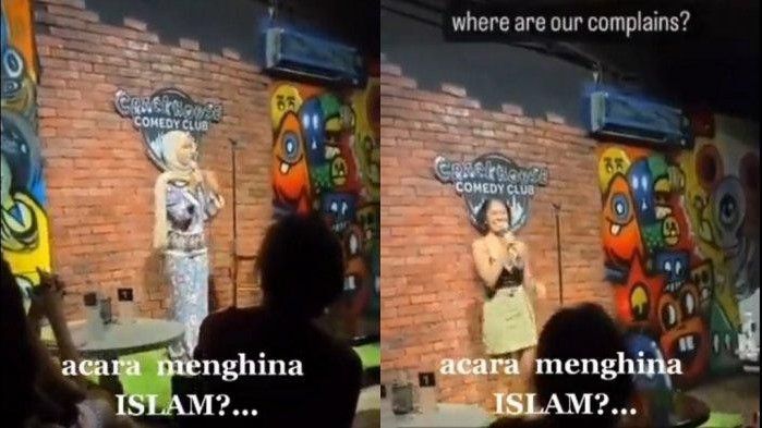 Heboh Perempuan Pelorotkan Celana di Panggung Stand Up Comedy Malaysia, Dianggap Hina Islam