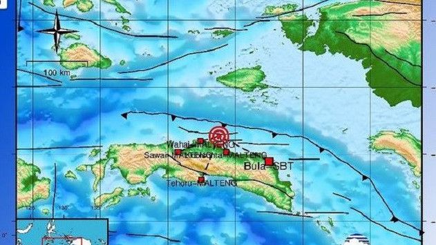 Momen Air Laut Naik 0,5 Meter Setelah Gempa M 6,1 di Maluku Tengah