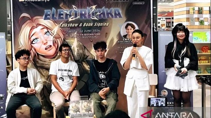 Anak Rossa Debut sebagai Penulis Komik, Elektrichka Jadi Karya Perdana