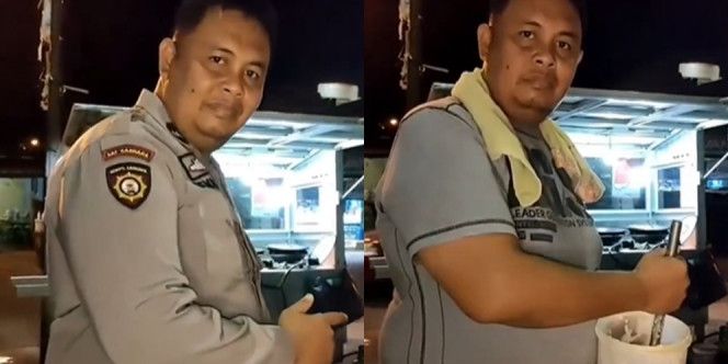 Polisi Ini Tiba-Tiba Jadi Penjual Martabak, Netizen Heboh: Intel
