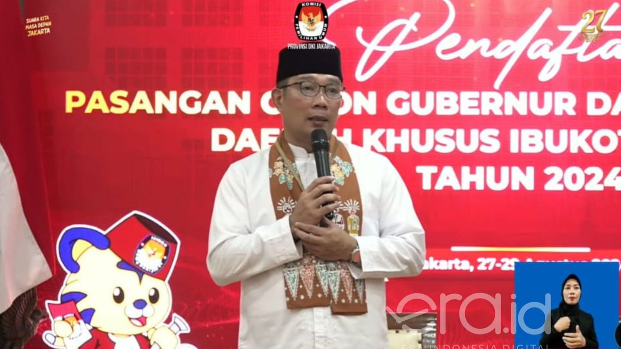 Ridwan Kamil Kenalkan Singkatan Rido: Filosofinya Berharap Ridho Allah