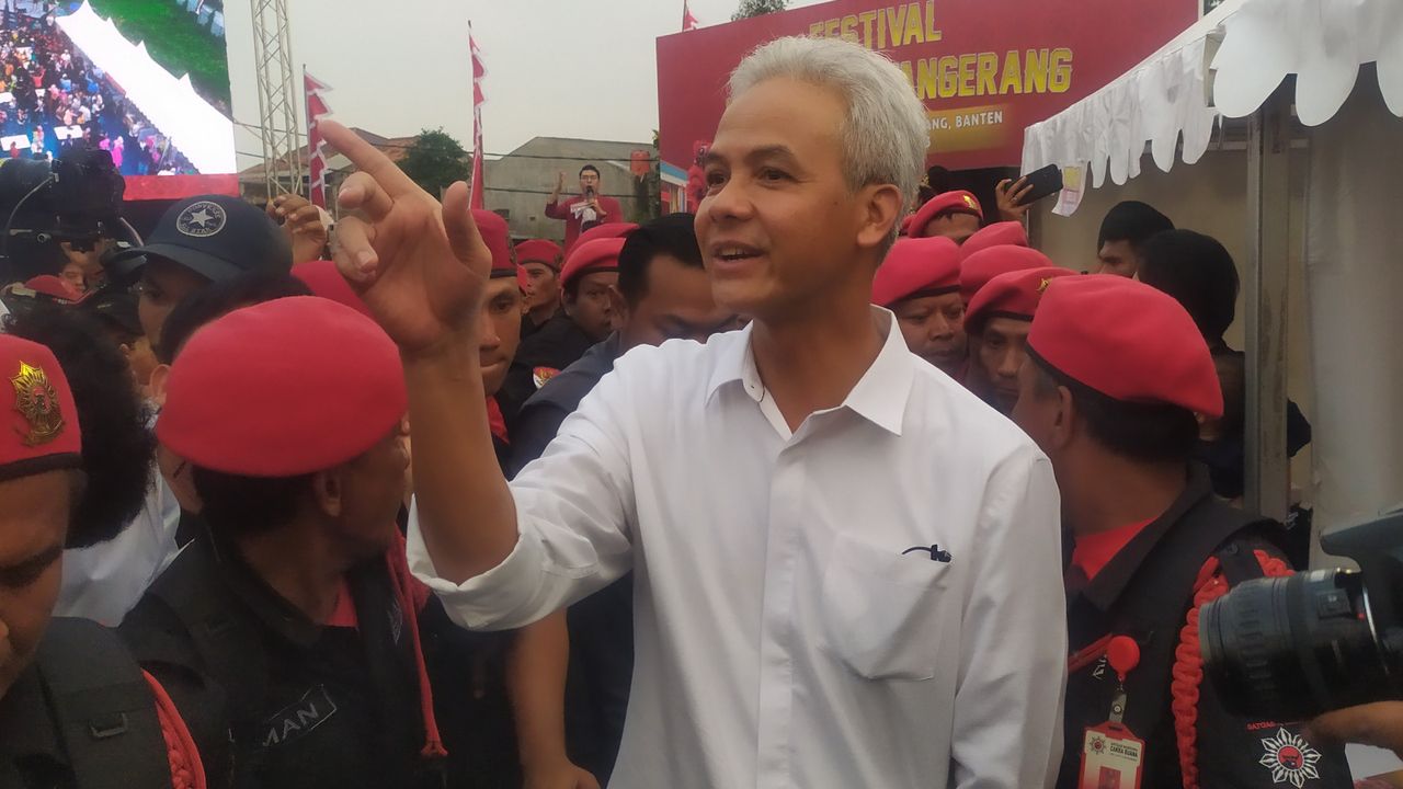 Ganjar Pranowo Titip Pesan untuk Warga Kota Tangerang: Kita Ciptakan Pemilu 2024 Damai