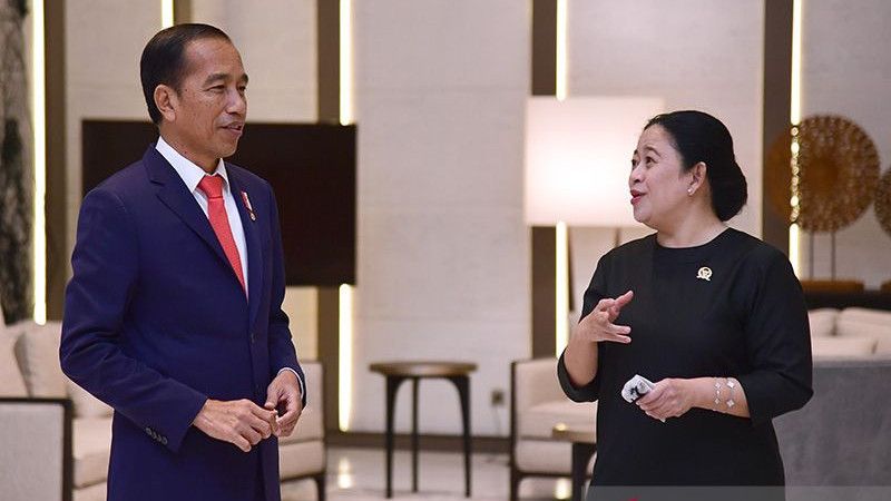 Jokowi dan Puan Maharani Bertemu di Istana, Ini yang Dibahas