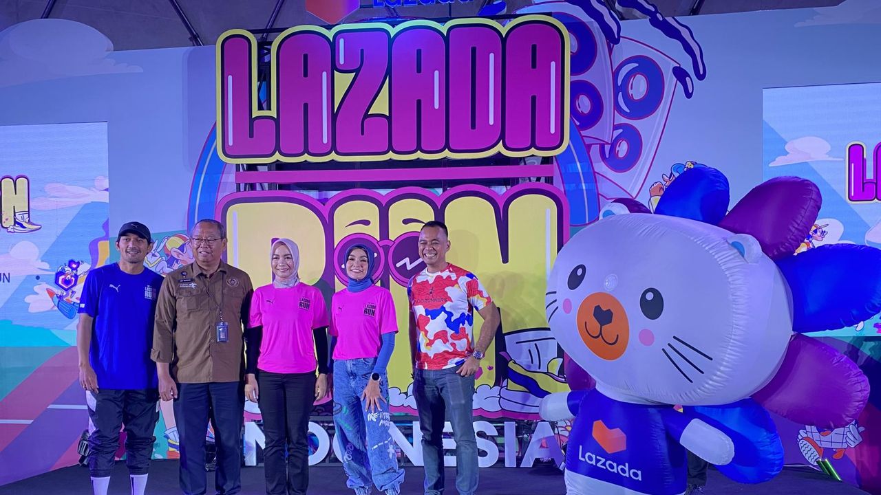 Konferensi pers Lazada Run (Foto: Era.id/Adelia Hutasoit)