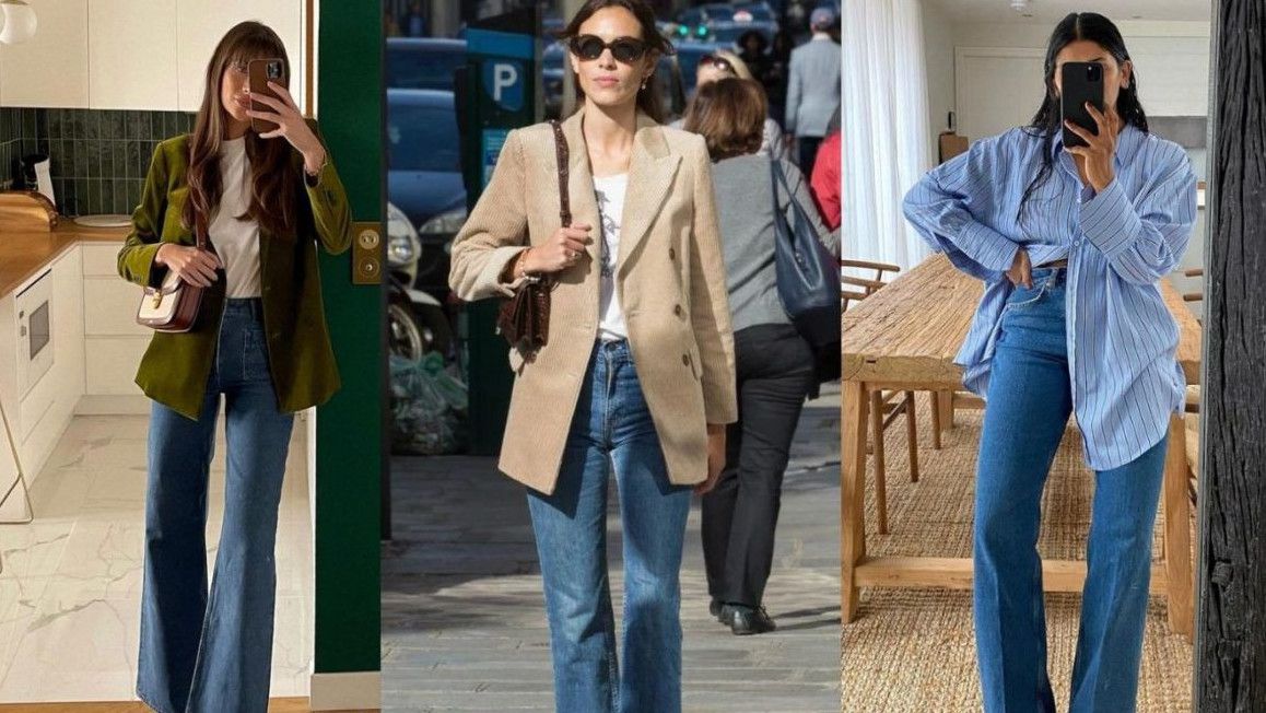 Tren Celana Jadul Populer Lagi, Begini Cara Mix and Match Flare Jeans