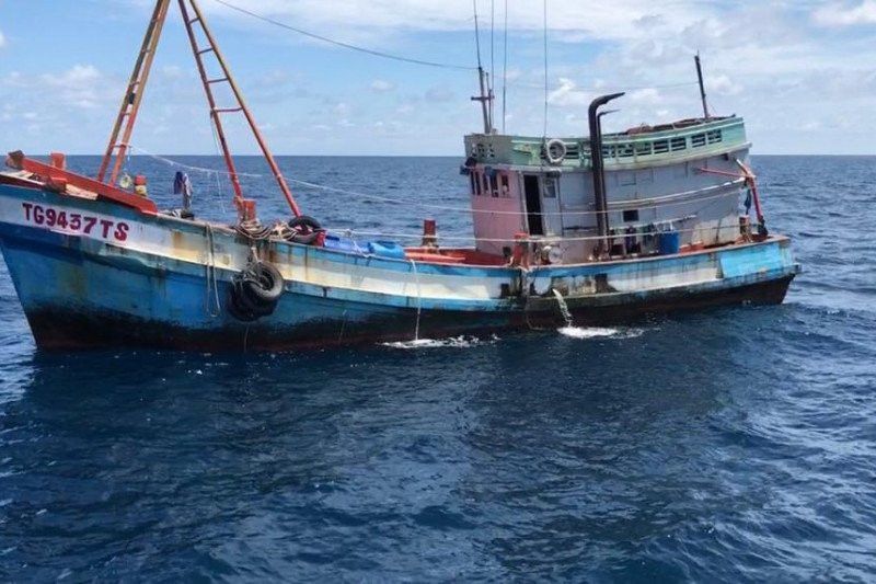 Dua Kapal Ikan Ilegal Berbendera Vietnam Ditangkap di Laut Natuna Utara
