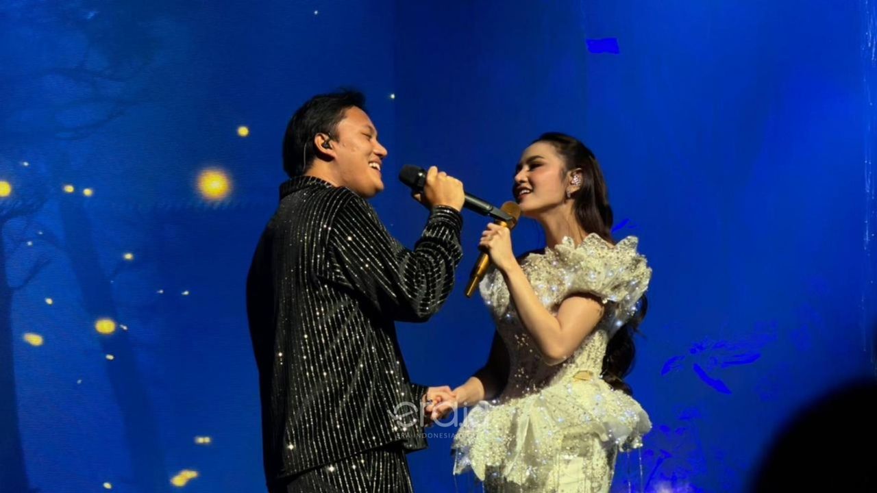 Rizky Febian dan Mahalini (Era.id/Nurul Tryani)