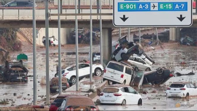 Korban Tewas Banjir Spanyol Tembus 158 Orang, Banyak Mayat Terjebak di Mobil